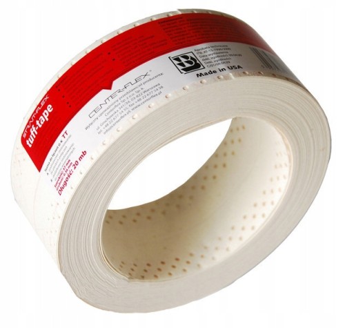 Taśma tuff tape czerwona do łączenia płyt GK 20 mb