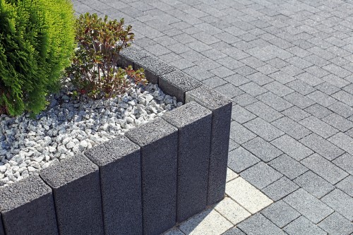 Polbruk palisada Zen wysokość 80 cm szara