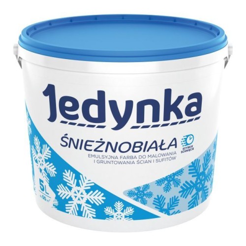 Farba Jedynka Śnieżnobiała 10l