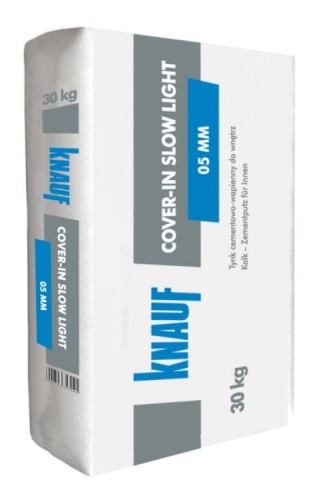 Knauf Cover-In slow 0,5mm lekki tynk cementowo-wapienny 30kg