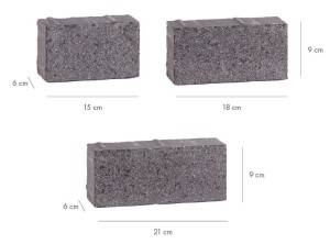 Kostka LIBET MINI TRIO ASPERO Grubość 8cm