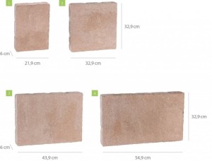 Kostka LIBET IMOLA COLORMIX Grubość 6cm