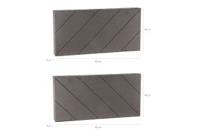 Płyta tarasowa LIBET MAXIMA RIGATO Grubość 8 cm