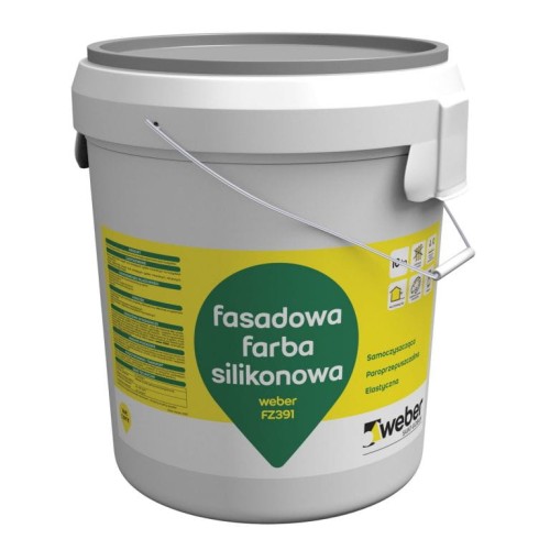 Farba silikonowa fasadowa WEBER FZ391 25kg