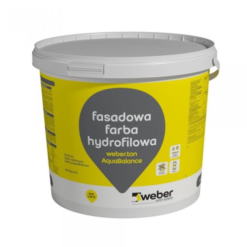 Farba hydrofilowa fasadowa WEBER.TON AQUABALANCE 25 kg