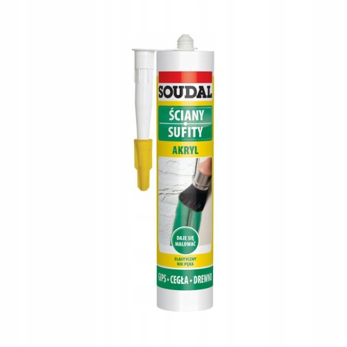 Soudal akryl biały  280 ml