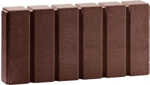 OBRZEŻE CERTUS VERTICAL NO1 28CM BRĄZOWY