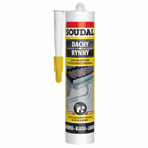 Soudal uszczelniacz dekarski bezbarwny 280 ml
