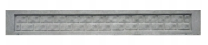 PODMURÓWKA BETONOWA WYS. 25 CM DŁ. 246 CM CEGIEŁKA