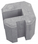 ŁĄCZNIK NAROŻNY BETONOWY DO PODMURÓWKI 30 CM