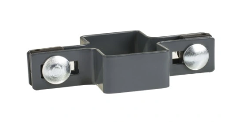 Obejma przelotowa do słupka grafitowa