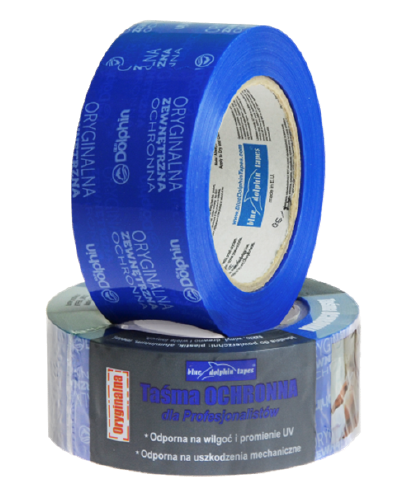 Blue Dolphin taśma zewnętrzna niebieska 48mm x 50m