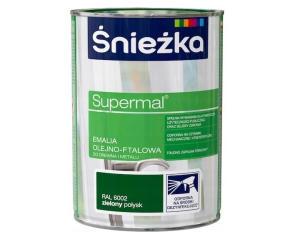 FARBA ŚNIEŻKA SUPERMAL ZIELONA  0,8L