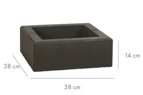 Słupek ogrodzeniowy Maxima Libet 38x38x14