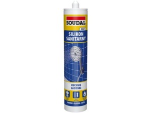 SOUDAL SILIKON SANITARNY BEZBARWNY 280ML