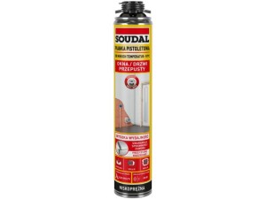 SOUDAL PIANKA MONTAŻOWA  ŻÓŁTA DO NISKICH TEMPERATUR 750ML