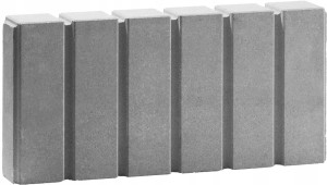 OBRZEŻE CERTUS VERTICAL NO1 28CM JASNOSZARY