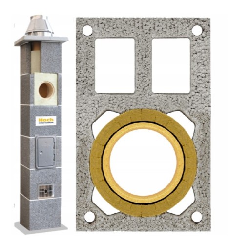 Komin Hoch uniwersal S2W fi 180 8 mb